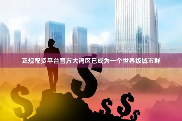 正规配资平台官方大湾区已成为一个世界级城市群