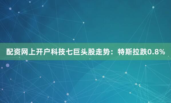 配资网上开户　　科技七巨头股走势：特斯拉跌0.8%